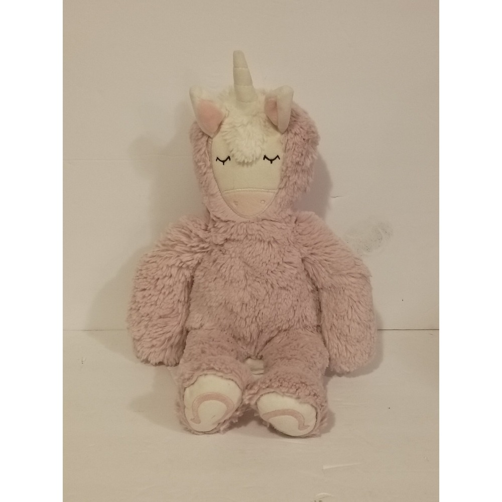 Slumberkins Unicorn Plush, Pink And White, Lovey, Soft And Snuggly 12"